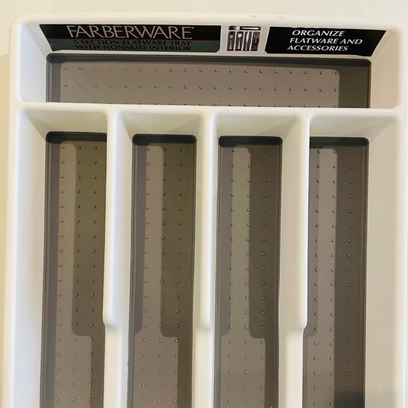 Faberware Color Series 23 pce. Cutlery Set Drawer Organizer,&6-Piece Tri - Picture 10 of 16